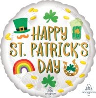 18" St Patrick's Icons Balloon