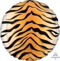18" Tiger Print (non-packaged) Balloon