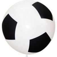 24" Soccer Ball White (3pcs) Balloons