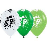 11" Soccer GOAL World Cup Assortment (50pcs) Balloons