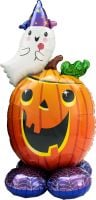 AirLoonz Pumpkin and Ghost Balloon