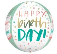 Orbz Happy Cake Day Balloon
