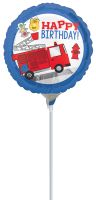 09" First Responder Happy Birthday Balloon