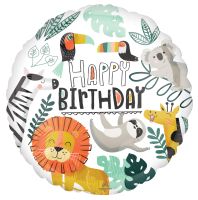 18" Get Wild Birthday Balloon