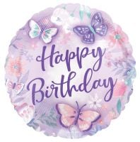 Standard Flutters Happy Birthday Balloon