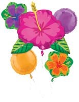 Balloon Bouquet Summer Hibiscus