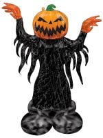 AirLoonz Pumpkin Head Ghost Balloon