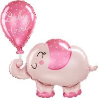 SuperShape Baby Girl Elephant Balloon