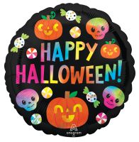 Standard Holographic Iridscent Halloween Cuties Balloon