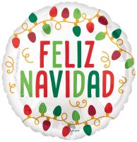 Standard Felz Navidad Christmas Lights Balloon