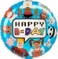 18" Party Town Happy Bday Balloon
