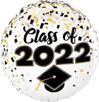 18" Class of 2022 Confetti Balloon