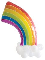 Latex Accented Supershape Rainbow Balloon