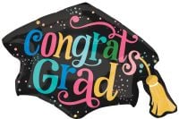 SuperShape Follow Your Dreams Grad Cap Balloon