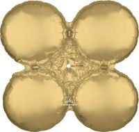 16" MagicArch White Gold Balloon