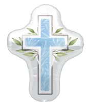 SuperShape My First Communion Blue Balloon