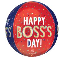 Orbz Boss's Day Colorful Dots Balloon