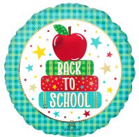 Standard Back to School Apple and Books Balloon