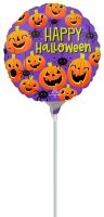 09" Halloween Spiders and Pumpkins Balloon