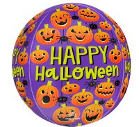 Orbz Halloween Spiders and Pumpkins Balloon