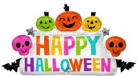 SuperShape Colourful and Creepy Halloween Marquee Balloon