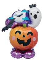 Airloonz Fun and Spooky Ghost and Pumpkin Balloon
