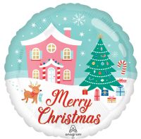 18" Nostalgic Christmas Wonderland Balloon