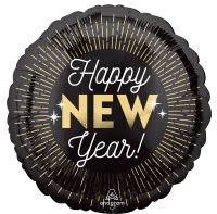 18" New Year Midnight Glam Balloon