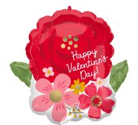 18" Valentine Florals Balloon