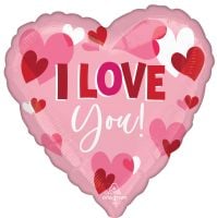 Jumbo I Love You Playful Hearts Balloon