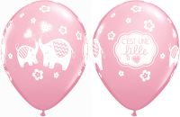 11" C'est une fille Elephants (50pcs) Balloons