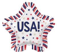 SuperShape USA Star Fringe Balloon