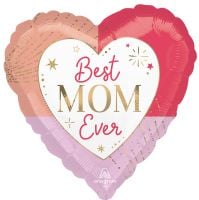 Standard Colorful Best Mom Ever Balloon