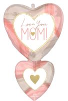 Supershape Cutout Collage Mom Hearts Balloon