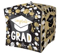 Ultrashape Cubez Grad Circles and Dots Balloon