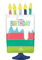 SuperShape Modern Birthday Balloon