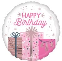 Standard Pastel Birthday Balloon