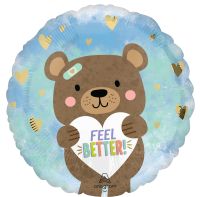 Standard Feel Better Bear Balloon