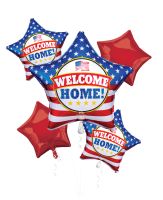 Balloon Bouquet Welcome Home USA