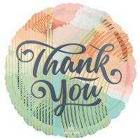 Jumbo Thank You Pastel Clouds Balloon