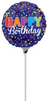 04" Happy Birthday Party Confetti Balloon