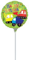 04" Happy Birthday Trucks Balloon