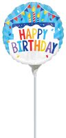 09" Happy Birthday Tiered Cake Balloon