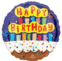 Standard Happy Birthday Candles Balloon