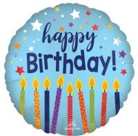 Standard Satin Happy Birthday Celebrate Balloon