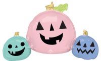 SuperShape Pastel Halloween Pumpkins Balloon