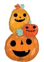 Multi-Balloon Classic Halloween Pumpkin Garland