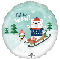 Standard Cabincore Let it Snow Balloon