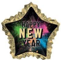 SuperShape New Year Glow Star Balloon