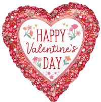 Standard Boho Valentines Day Balloon